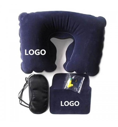 Pillow Ear Plug and Eye Mask Travel Set